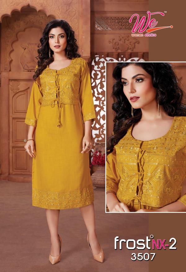 We Frost Nx 2 Rayon Wear Designer Kurti Collection